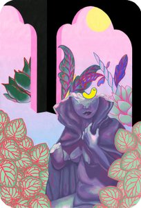 Garden Witch، 2019 (أكريليك على قطن) بواسطة جاء tsz