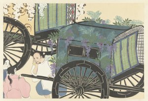 الوستارية ، 1909 (طبعة خشبية) بواسطة Kamisaka Sekka