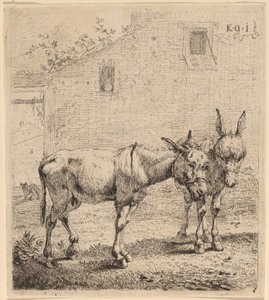 اثنين من الحمير بواسطة كاريل دوجاردان