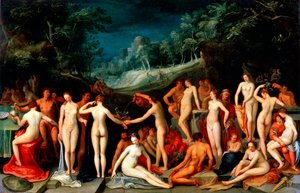 حديقة الحب ، 1602 بواسطة Karel van Mander I