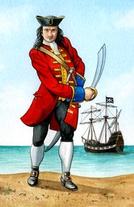 جون كاليكو جاك راكهام ، 1680-1720 ، كابتن القراصنة الإنجليز. بواسطة كارين Humpage
