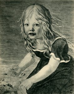 صورة لابنة الفنانين ، ماري ، على الساحل ، 1816 ، 1943. بواسطة كارل فريدريش شينكل