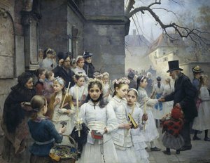 After First Communion بواسطة كارل فريثوف سميث