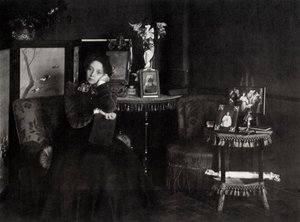 فيرا فيودوروفنا كوميسارزيفسكايا ، الممثلة الروسية ، c1900 بواسطة كارل كارلوفيتش بولا