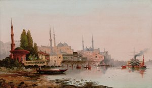 بيروت حوالي 1890 (زيت على قماش) بواسطة كارل كوفمان