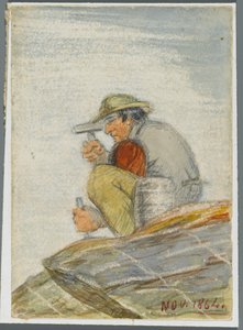 عامل حجر ، 1864 (مرحاض بسبب ضعف وسائل الإعلام السوداء)