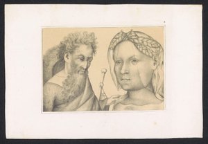 Jakobus de Meerdere en vrouw تصاميم ودراسات من قبل سيد هولندي من القرن الخامس عشر. قرن. بناءً على النسخ الأصلية المحفوظة في المكتبة الملكية في برلين (عنوان السلسلة) بواسطة كارل بالزوف