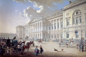 قصر ميخائيلوفسكي ، سانت بطرسبرغ ، 1832 بواسطة كارل بافلوفيتش بيغروف