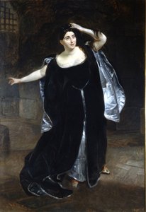Giuditta Pasta (1797-1865) و "Anne Boleyn" (Anne de Boleyn (Anna or Ann Bolin and Anne Bullen بواسطة كارل بافلوفيتش بريولوف