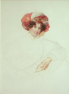 امرأة في عمامة. صورة للكونتيسة ماريا غريغورييفنا رازوموفسكايا 1772-1865 ، ني فيازيمسكايا ، 1827-1830 بواسطة كارل بافلوفيتش بريولوف