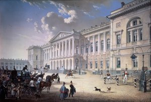 قصر مايكل القديم في سانت بطرسبرغ ، 1832