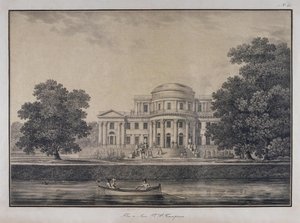 قصر يلاجين في سانت بطرسبرغ ، 1823
