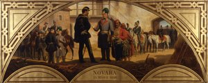 الحلقة بعد معركة نوفارا 1849 بواسطة كارل فون بلاس