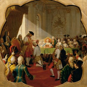 أول ترقية إلى وسام ماريا تيريزا العسكري عام 1758