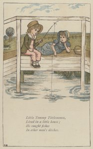Little Tommy Tittlemouse (لون ليثو) بواسطة كيت (بعد) غريناواي