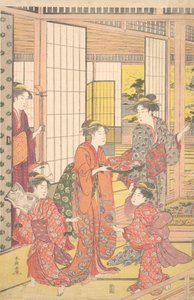 شابة مع صينية من الحلويات ، 1780-1795.