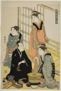 الثلج ، من سلسلة "Snow، Moon، and Flowers of the Floating World (Ukiyo setsugekka)"