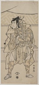 Ichikawa Monnosuke II بصفته ساموراي بواسطة كاتسوكاوا شوني