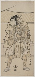 Ichikawa Monnosuke II بصفته ساموراي 1791. بواسطة كاتسوكاوا شوني