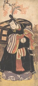 الممثل الثالث Sawamura Sojuro كرجل ذو مكانة عالية ، كاليفورنيا. 1791.