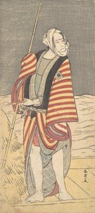إيشيكاوا كومازو الثاني كرجل قارب يقف على ظهر مركب ، كاليفورنيا. 1793