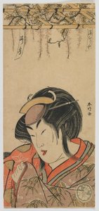Hamamuraya Roko (Segawa Kikunojo III) فترة إيدو ، أواخر الثمانينيات من القرن التاسع عشر (طبعة خشبية ملونة)