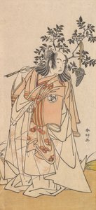 الممثل باندو ميتسوجورو الأول كرجل في Daimyo Attire ، حوالي عام 1778. بواسطة كاتسوكاوا شونكو