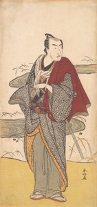 الممثل ماتسوموتو كوشيرو الرابع كرجل ، حوالي 1780. بواسطة كاتسوكاوا شونكو
