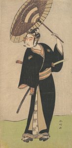 The Ichikawa Yaozo الثالث في دور Otokodate Sukeroku ، 1784. بواسطة كاتسوكاوا شونكو