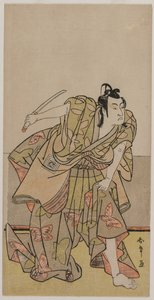 Ichikawa Monnosuke II بدور Soga no Goro بواسطة كاتسوكاوا شونشو