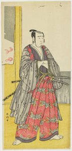 Sawamura So_ju_ro_ III as Yazama Ju_taro_، c. 1789 بواسطة كاتسوكاوا شونشو