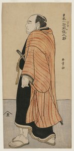 تانيكازي كاجينوسوكي من إيدو ، أفضل مصارع في اليابان ، ج منتصف 1780s.