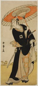 قام الممثل Ichikawa Danjuro V بدور Hanakapado no Sukeroku في مسرحية Nanakusa Yosooi Soga ، والتي تم عرضها في مسرح ناكامورا في الشهر الخامس ، بواسطة كاتسوكاوا شونشو