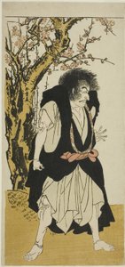 الممثل Ichikawa Danjuro V بدور الراهب البوذي المتمرد Wantetsu من Okamidani ، في المشهد الخامس من تاريخ اللعب Nishiki Tsui no Yumitori (A Dandyish Brocade: Opposing Warriors) ، تم أداؤه في مسرح Morita في الشهر الحادي عشر ، 1778 بواسطة كاتسوكاوا شونشو