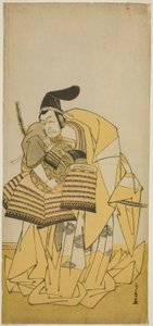 صبغة العنب Ichikawa جيدة مثل Kusudo Saemon Suketsune Te Pay Camry الكلمات المتعلقة بالأسلاف ، Perfor Med At Te Ichimura Te Ichimura Te First Month ، 1776 بواسطة كاتسوكاوا شونشو
