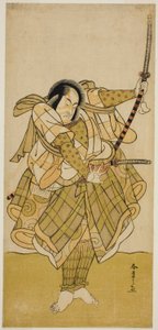 الممثل Ichikawa Monnosuke II في دور مجهول بواسطة كاتسوكاوا شونشو