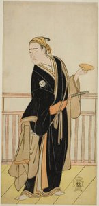 الممثل Ichikawa Yaozo III في دور Oboshi Yuranosuke في مسرحية Kanadehon Chushingura ، تم أداؤه في مسرح ناكامورا في الشهر الخامس ، 1786 بواسطة كاتسوكاوا شونشو