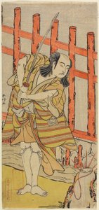 الممثل Ichikawa Yaozo_ في الشخصية ، أواخر القرن الثامن عشر بواسطة كاتسوكاوا شونشو