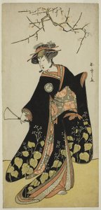 الممثل Segawa Kikunojo III بدور روح Joro-gumo (Harlot Spider) ، c.1781 (طباعة خشبية ملونة ؛ Hosoban)