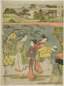 توكيجي نو بانشو ، من مسلسل "Shinagawa Hakkei (ثمانية مناظر لشيناغاوا)" بواسطة كاتسوكاوا شونشو