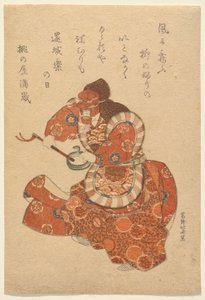 Bugaku Dancer in Genj?raku Role بواسطة كاتسوشيكا هوكوساي