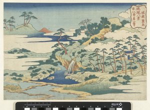 بئر جوجاكو المقدسة Jogaku reisen (العنوان على الكائن) ثمانية مناظر لجزر ريوكيو (عنوان المسلسل) Ryukyu hakkei (عنوان المسلسل على الكائن) بواسطة كاتسوشيكا هوكوساي