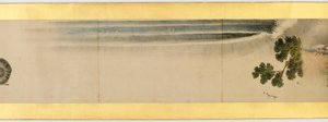تفاصيل Handscroll مع صور متنوعة ، فترة إيدو ، 1839 حبر ولون على الورق بواسطة كاتسوشيكا هوكوساي