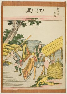 إيجيري ، من مسلسل "ثلاث وخمسون محطة توكايدو (توكايدو غوجوسان تسوجي)" بواسطة كاتسوشيكا هوكوساي