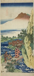 Harumichi no Tsuraki من مسلسل "A True Mirror of Japanese and Chinese Poems (Shiika shashin kyo)" بواسطة كاتسوشيكا هوكوساي
