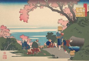قصيدة غون شوناجون ماسافوسا أو نو ماسافوسا ، من سلسلة مائة قصيدة موضحة ... ، 1921. بواسطة كاتسوشيكا هوكوساي