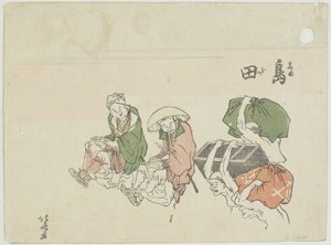شيمادا ، 1799-1802 بواسطة كاتسوشيكا هوكوساي