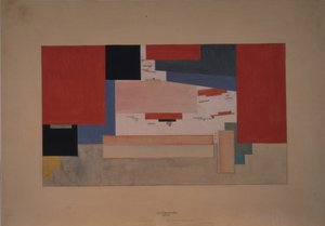 التفوق. رسم ستارة المسرح بواسطة كازيمير سيفرينوفيتش ماليفيتش