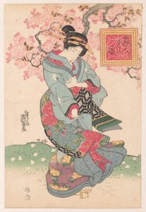 الجمال في عاصفة الربيع Bijin haru no kaze (العنوان على الكائن) بواسطة الحديد Keisai