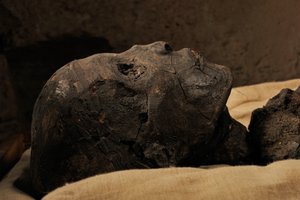 مومياء الملك توت، مم 7864؛ الأسرة 18؛ المملكة الحديثة؛ المتحف المصري؛ القاهرة؛ مصر...، 2005 (الصورة) بواسطة كينيث جاريت